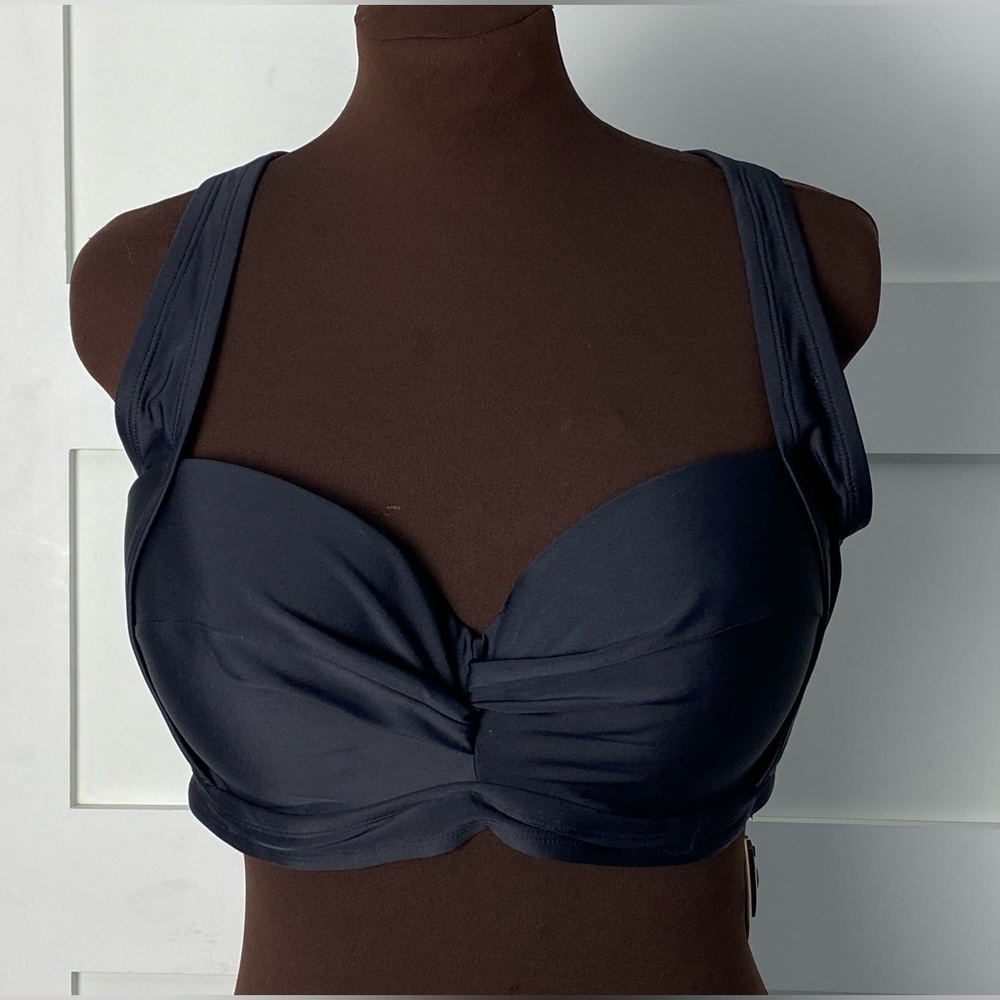 California Waves Plus Size Molded Cup Bikini Top, Created for Macy's Sz 16/18 - Picture 3 of 14